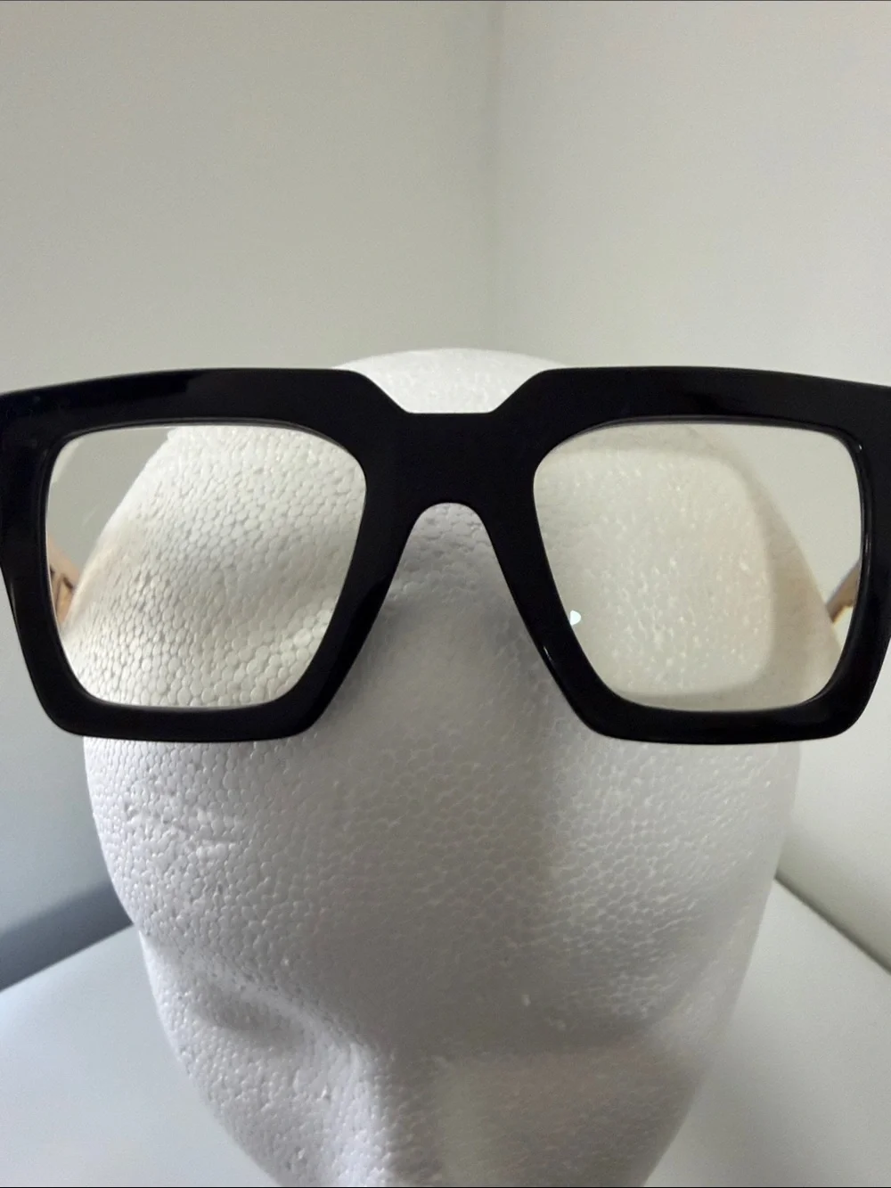 Authentic Versace Women’s Black and Gold Square Frame Sunglasses